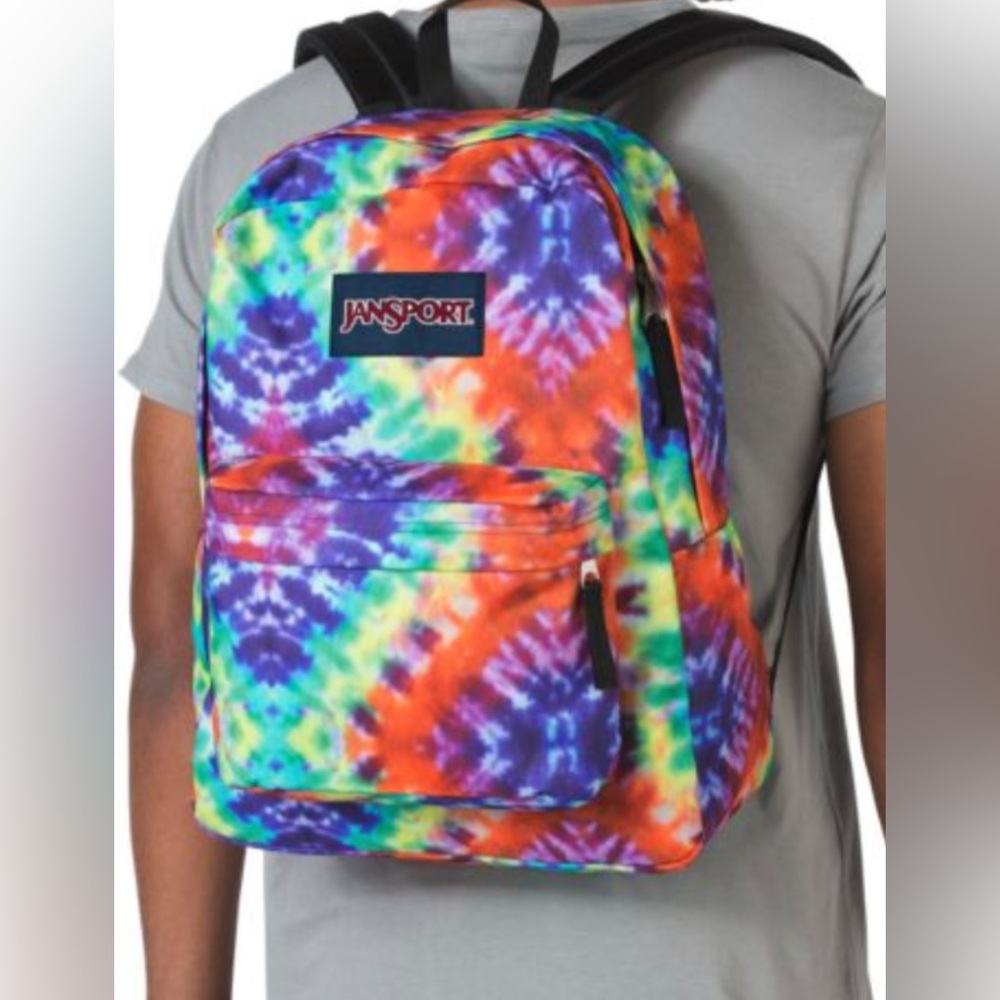 Jansport Backpack Tie Dye Design Boho Hippie Gem